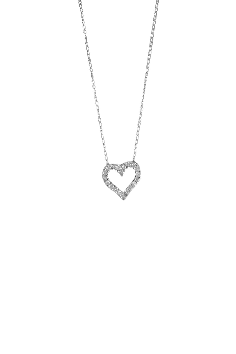 Open Diamond Heart Necklace – LoriKassin