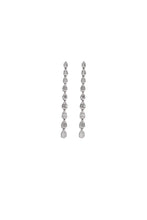 Load image into Gallery viewer, Pear Drop Baguette Diamond Earrings
