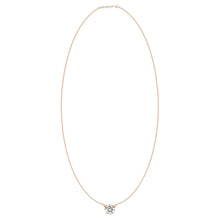 Load image into Gallery viewer, Diamond Solitaire Invisible Setting Necklace

