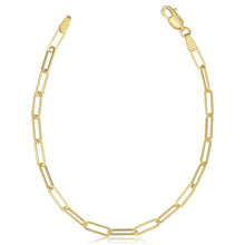 Load image into Gallery viewer, Yellow Gold Paper Clip Necklace
