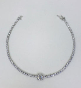 Amazon.com: Bezel Diamond Bracelet, Solitaire Diamond Bracelet : Handmade  Products