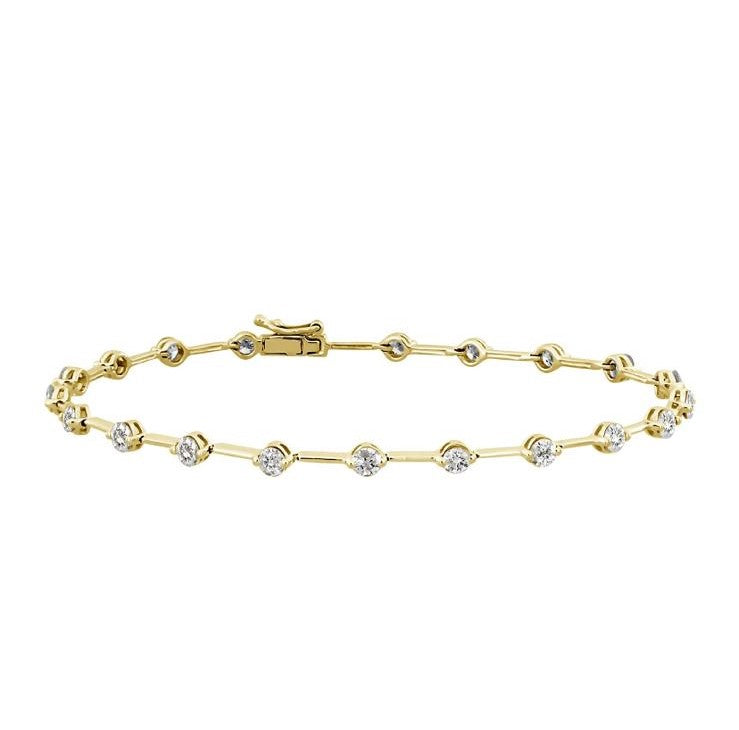 Diamond 2025 wire bracelet